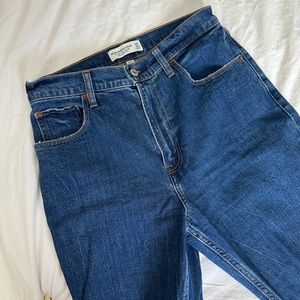 Abercrombie & Fitch The 90s Slim Straight Ultra High Rise XS
